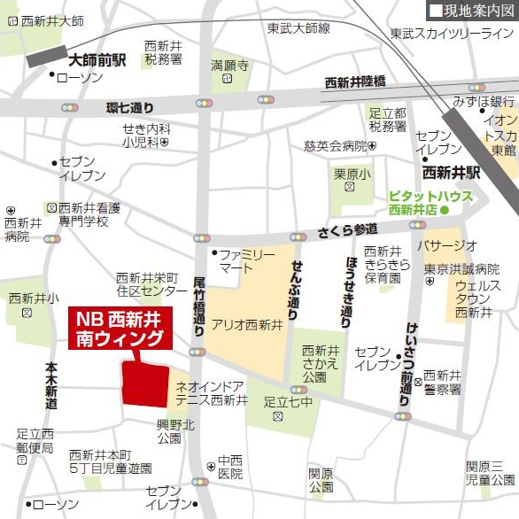 現地案内図